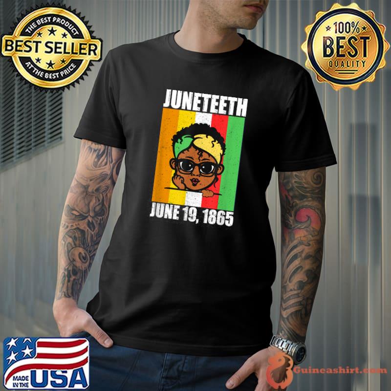 Juneteeth Kid Black Pride Freedom Independence Day T-Shirt
