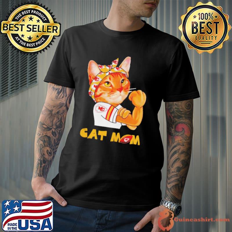 Kansas city Chiefs cat mom shirt