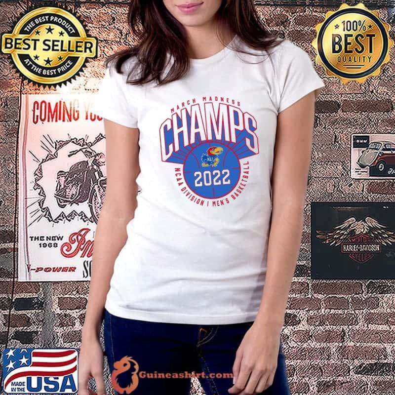 Kansas Jayhawks 2022 March Madness Champs Shirt Ladiestee