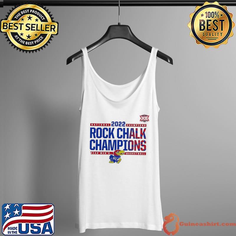 Kansas Jayhawks Rock Chalk Champions Shirt Tank Top