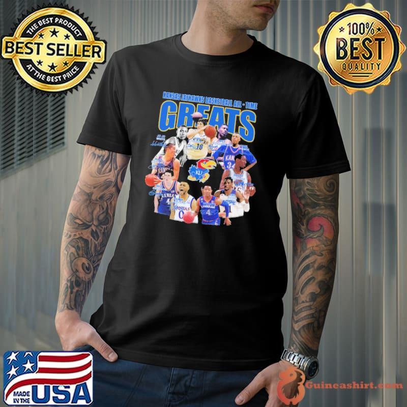 Kansas Jayjawks Basketball All Time Greats Shirt