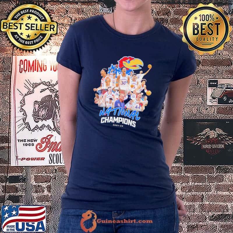 Kansas National Champions 2021 2022 Shirt Ladiestee