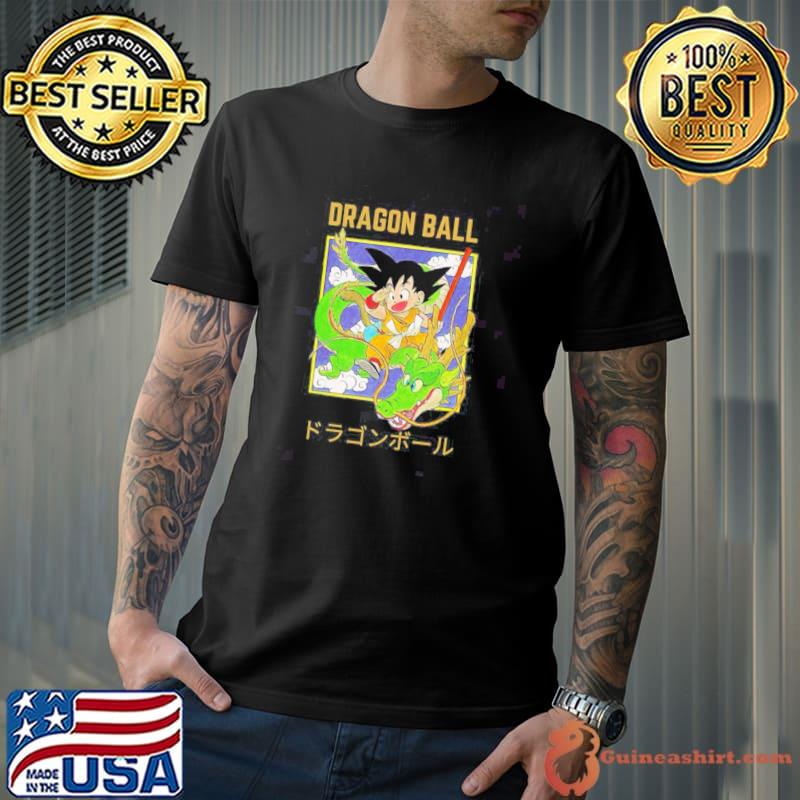 Kid goku drangon ball anime shirt