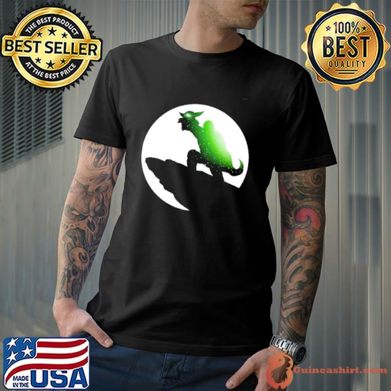 Knob chiffon top funny Yoda shirt