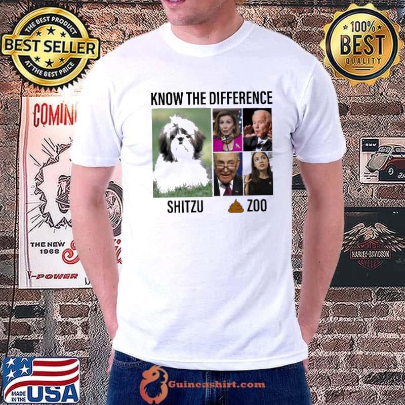Know The Difference Shitzu Shitzoo Shirt