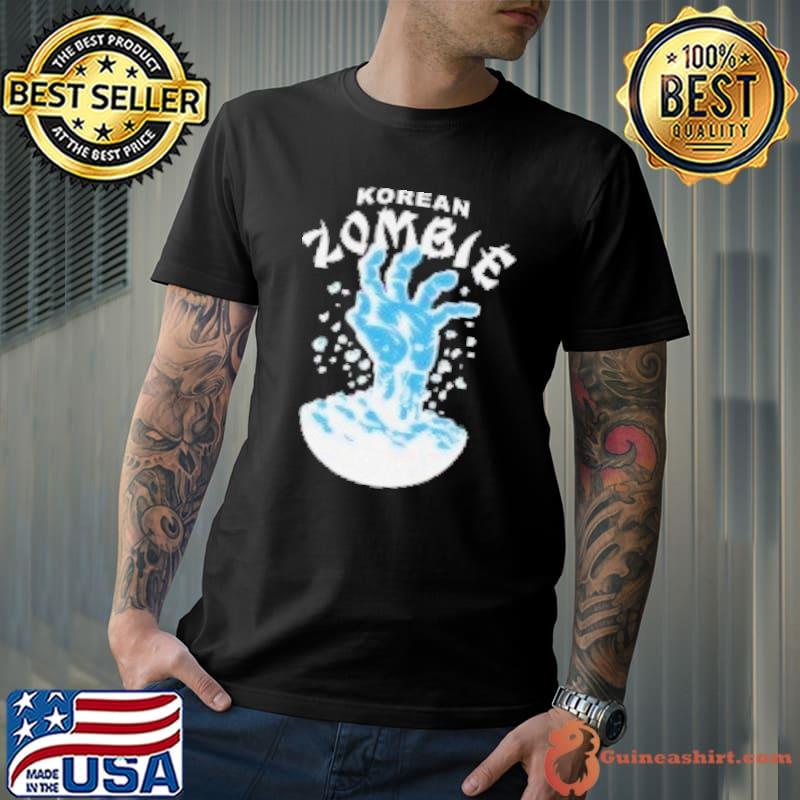 Korean zombie hand chan sung jung front and back shirt