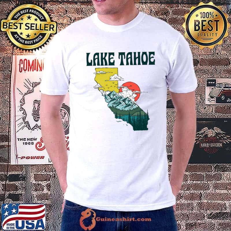 Lake Tahoe California Outdoors Nature & Mountains Hiking Premium T-Shirt