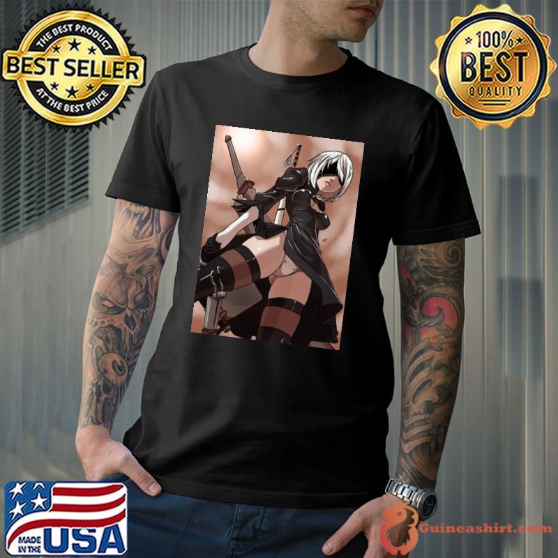 Look at me 2b nier automata shirt