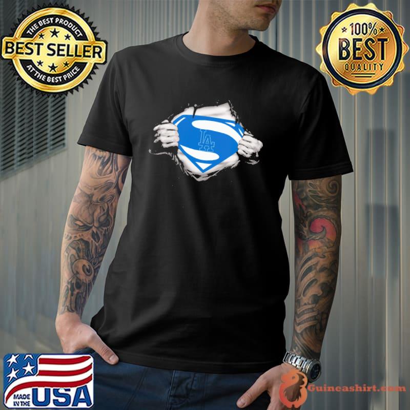 Los Angeles Dodgers Super Man T-Shirt