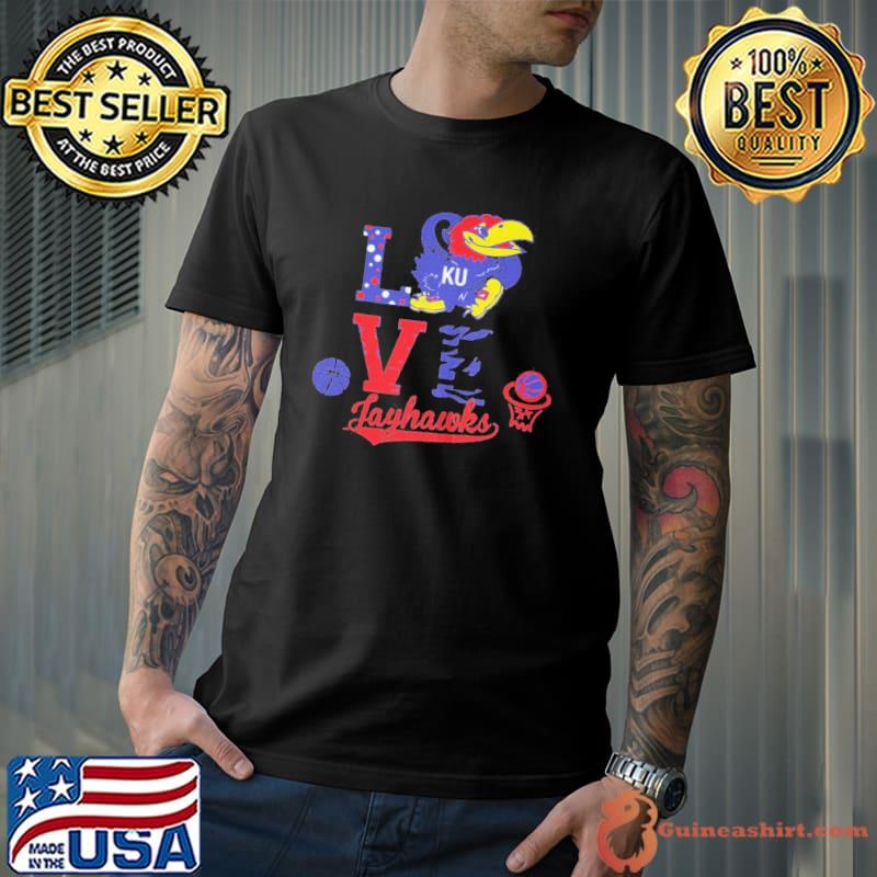 Love Kansas Jayhawks Shirt