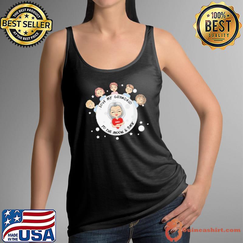 Love My Grandkids To The Moon Shirt Tank Top