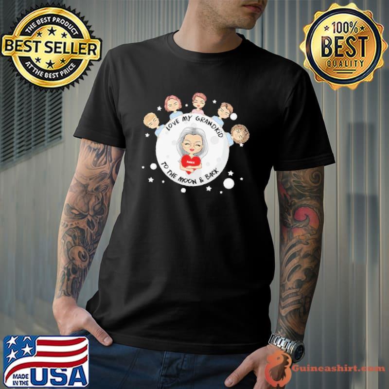 Love My Grandkids To The Moon Shirt Unisex