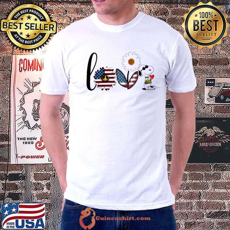 Love Snoopy America Shirt