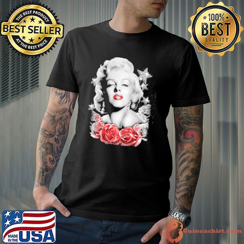 Marilyn monroe roses shirt
