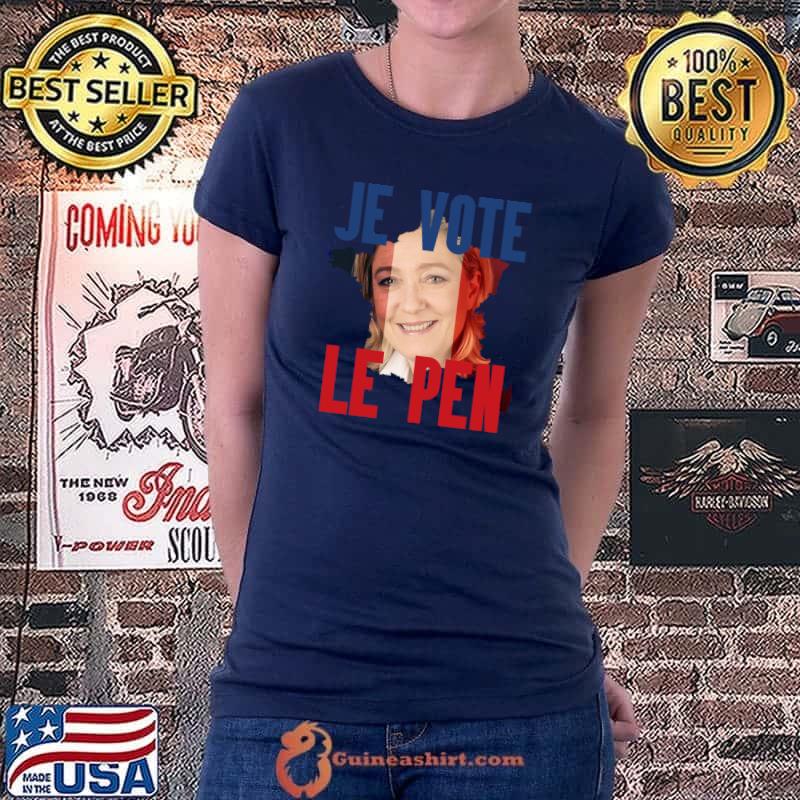 Marine Le Pen - Je Vote - Marine Le PenElection Présidentielle Française De 2022 Sticker Ladiestee