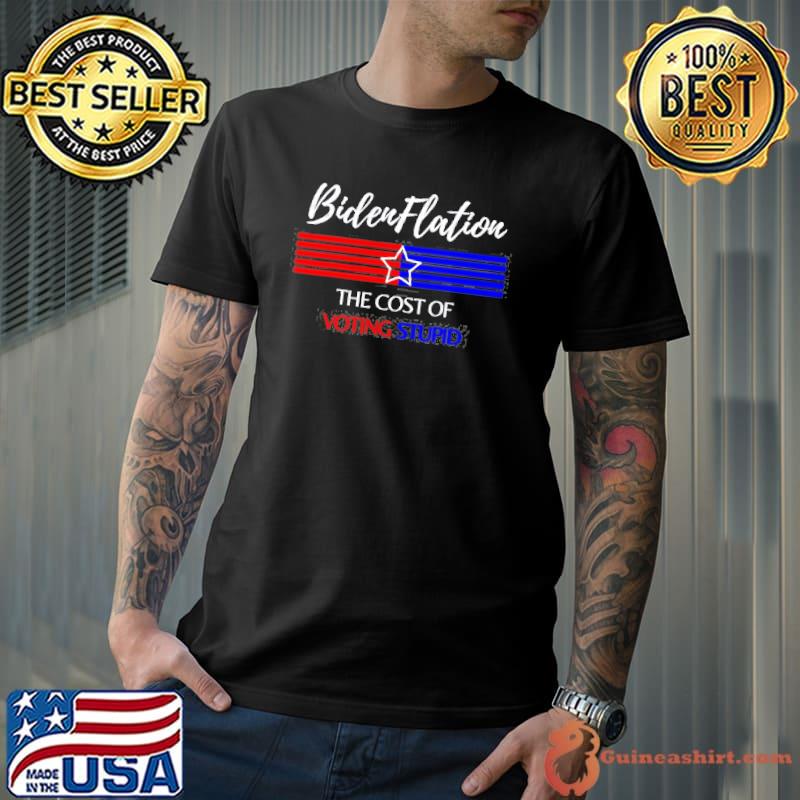 Men's bidenflation the cost of voting stupid shirt