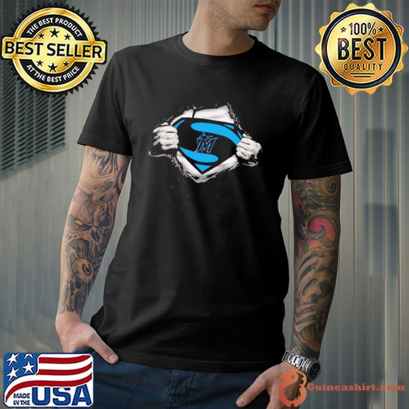 Miami Marlins Super Man T-Shirt