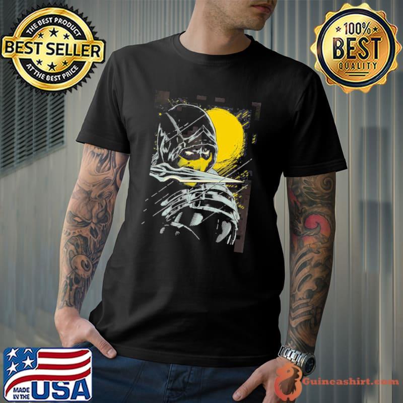 Mortal kombat scorpion serious ninja shirt