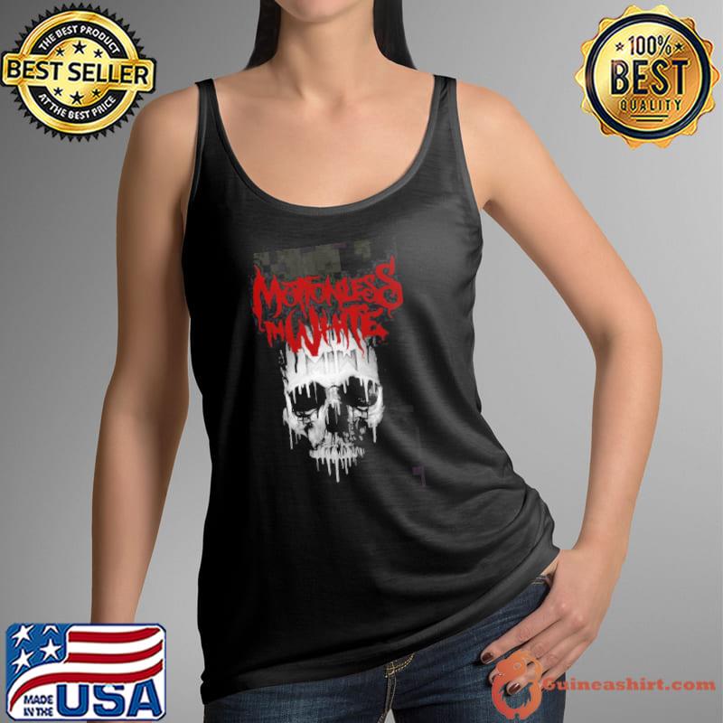 Motionless horror skull design Tank Top