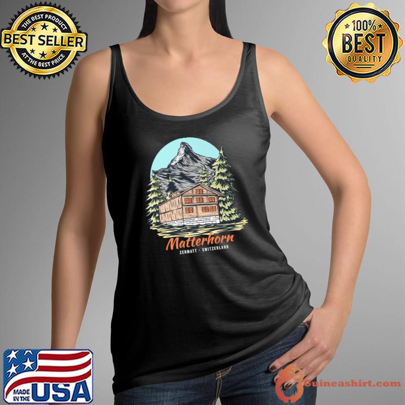 Mountains Trail Adventure Backpacker Yellowstone Glamping Premium T-Shirt Tank Top