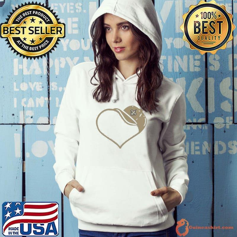 New Orleans Saints Heart Shirt Hoodie