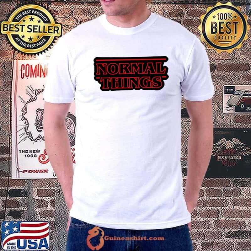 Normal Things - Stranger Things after lockdown Sticker