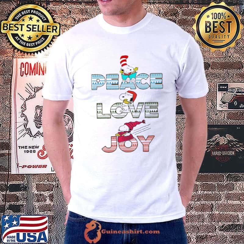 Peace Love Joy Snoopy Shirt