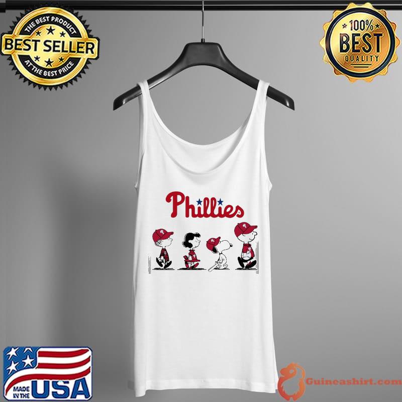 Snoopy And Friends Walking Philadelphia Phillies Shirt - High