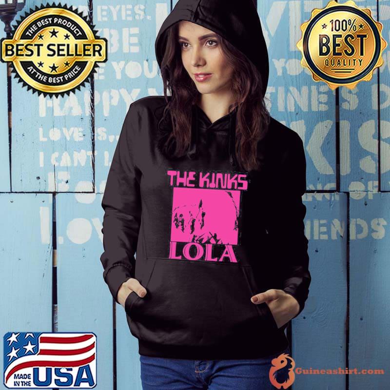 Pink style 1960s rock legends tour the kinks Hoodie