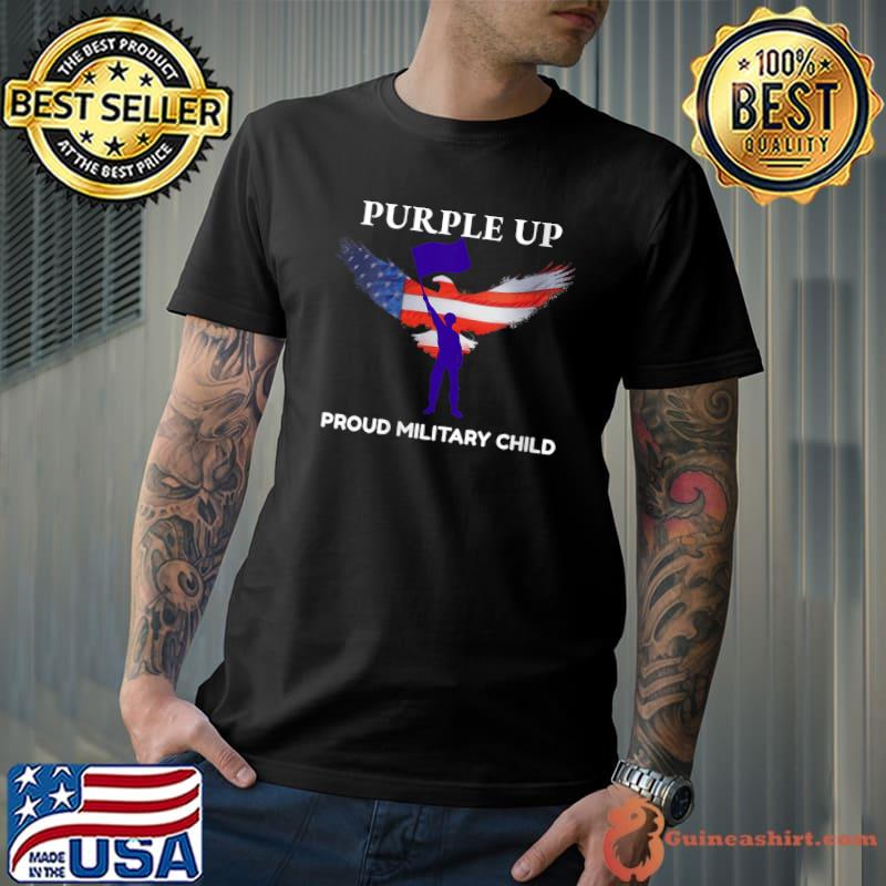 Purple Up Proud Military Child T-shirt