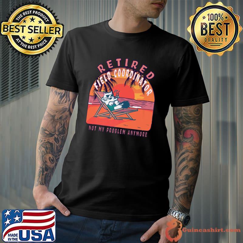 Retired Field Coordinator Funny Vintage Retirement Premium T-Shirt