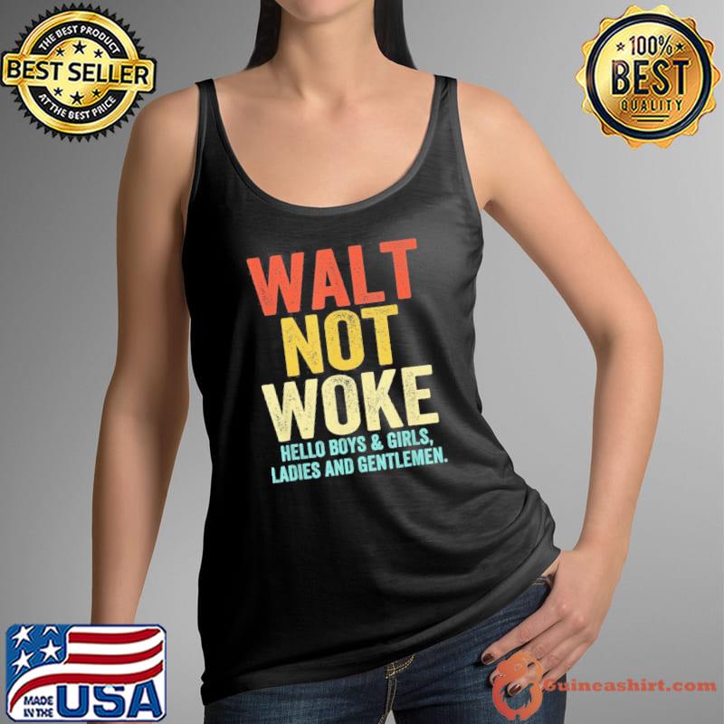 Retro grunge walt not woke Tank Top