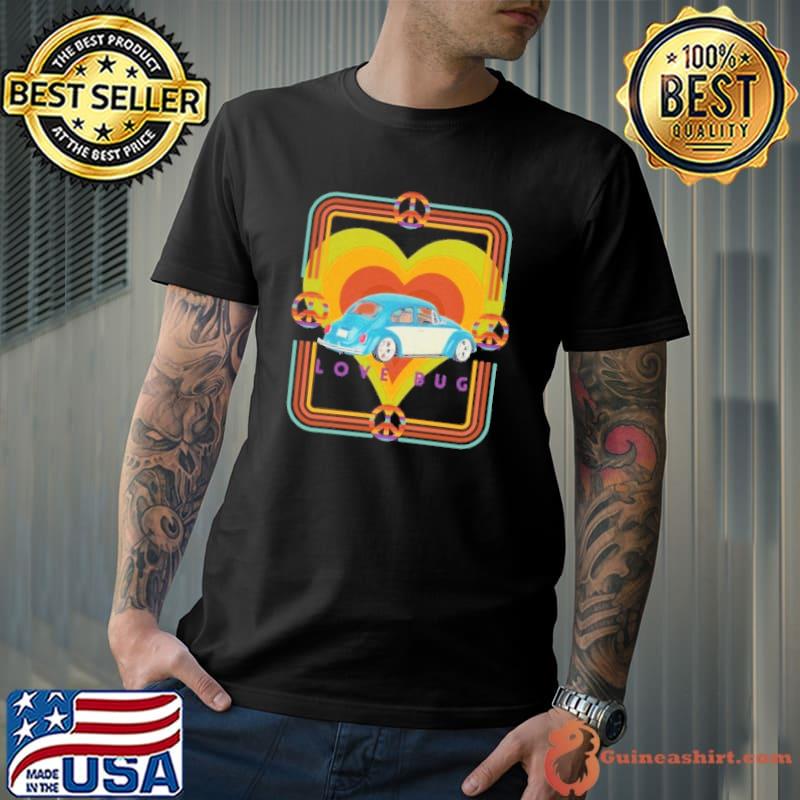 Retro style love bug shirt