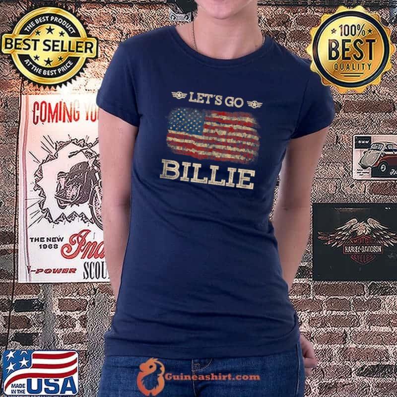 Retro Vintage Personalized BILLIE First Name T- Ladiestee