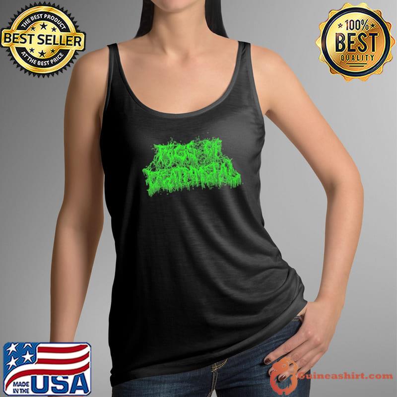Rigs Of Death Metal Logo Shirt Tank Top