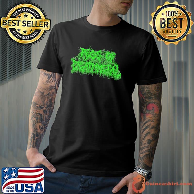 Rigs Of Death Metal Logo Shirt Unisex