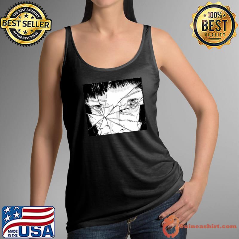 Ripped face horror anime Tank Top