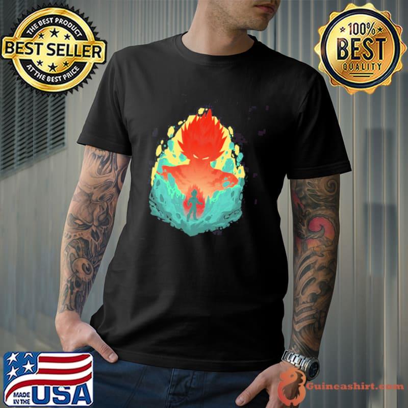 Rival saiyan vegeta dragon ball anime shirt