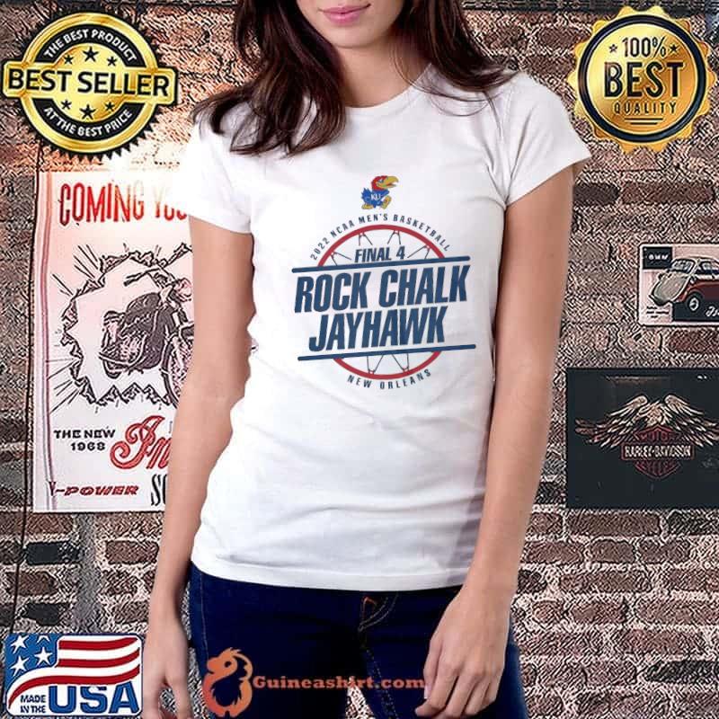 Rock Chalk Jayhawk New ORleans Shirt Ladiestee
