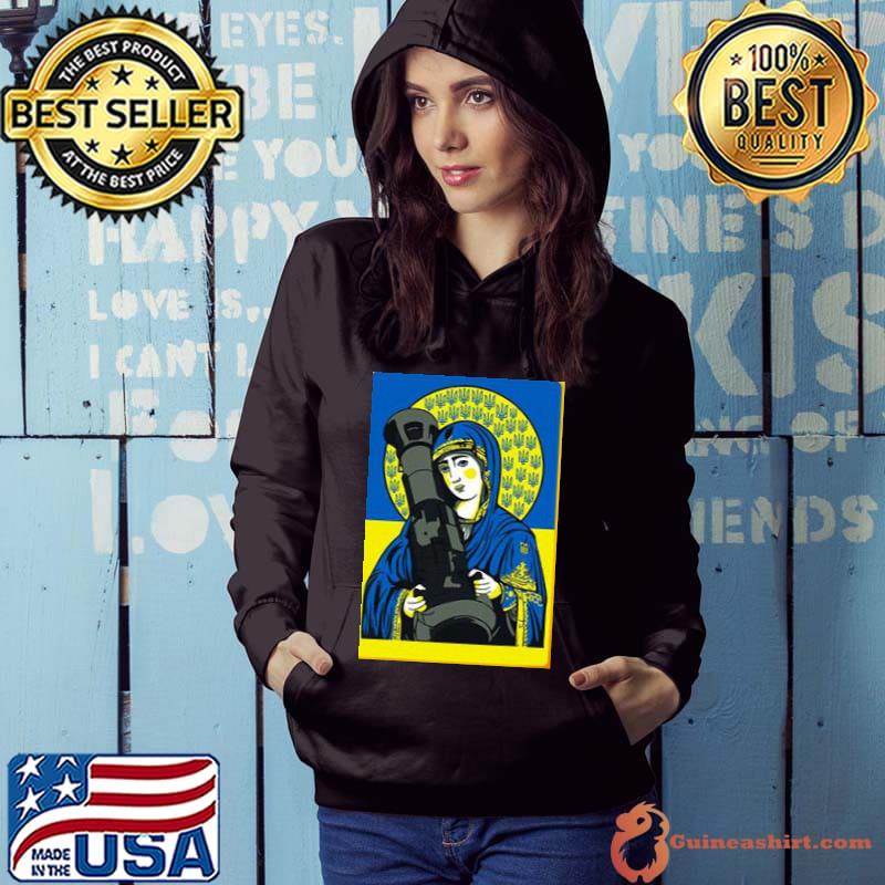Saint javelin the protector of Ukraine flag Hoodie