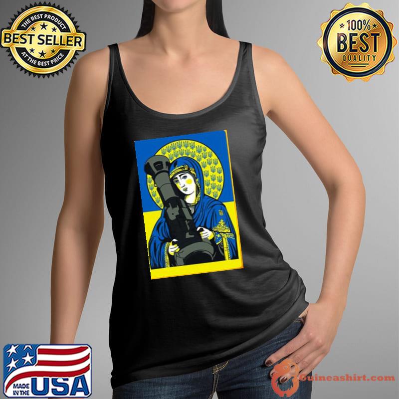 Saint javelin the protector of Ukraine flag Tank Top