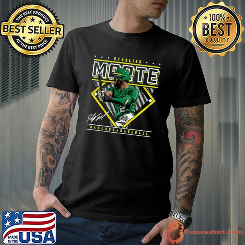 Starling Marte daklano baseball signature T-Shirt