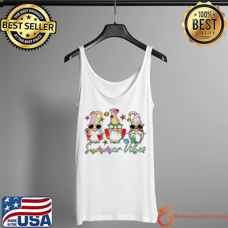 Summer Vibes Gnomes Shirt Tank Top