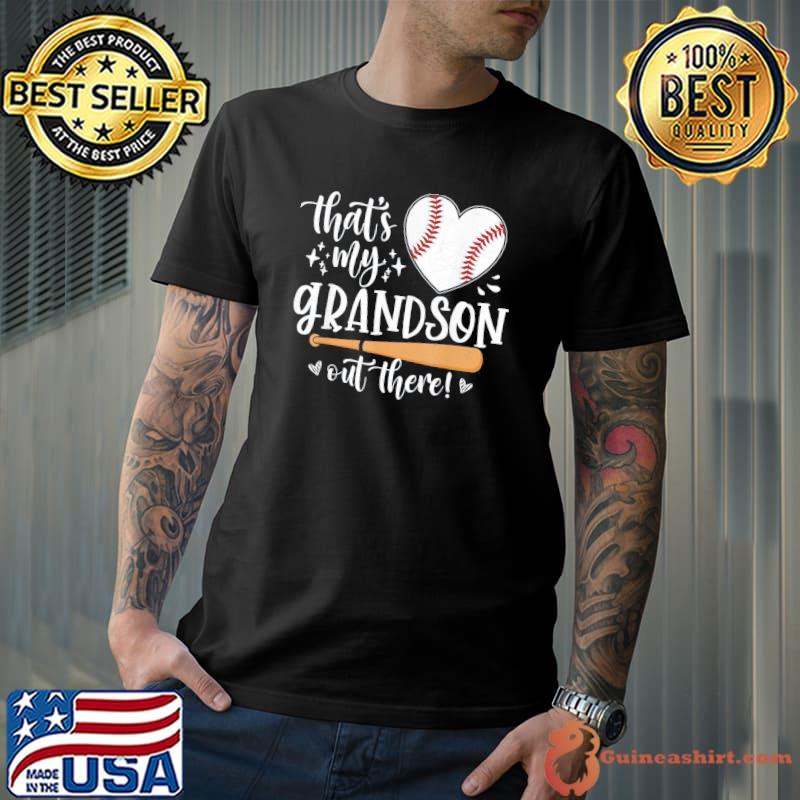 That’s My Grandson Out There Baseball Grandma Mother’s Day T-Shirt