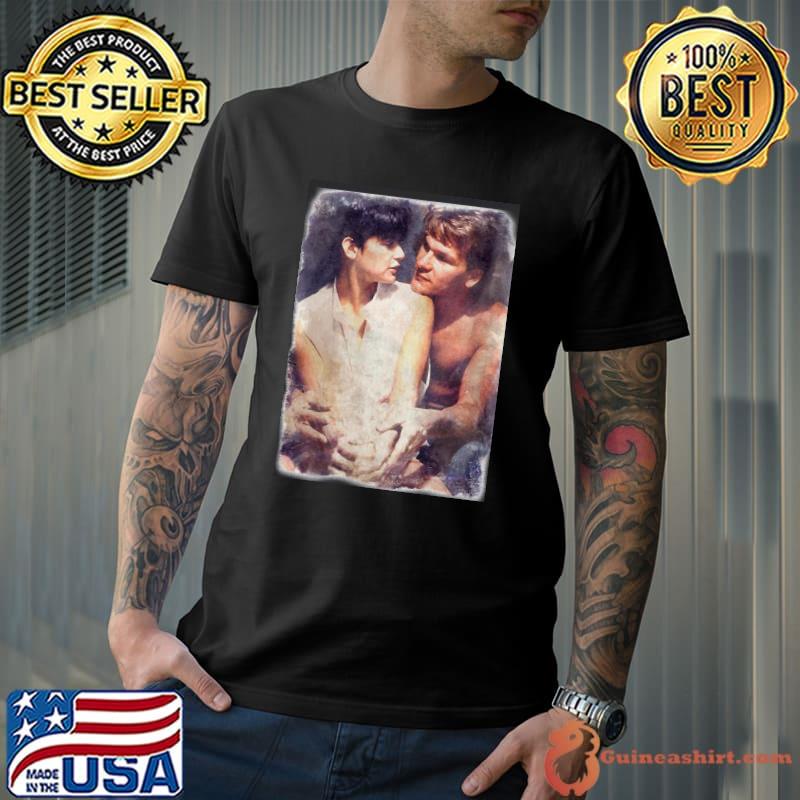 The shadow of love ghost watercolor shirt