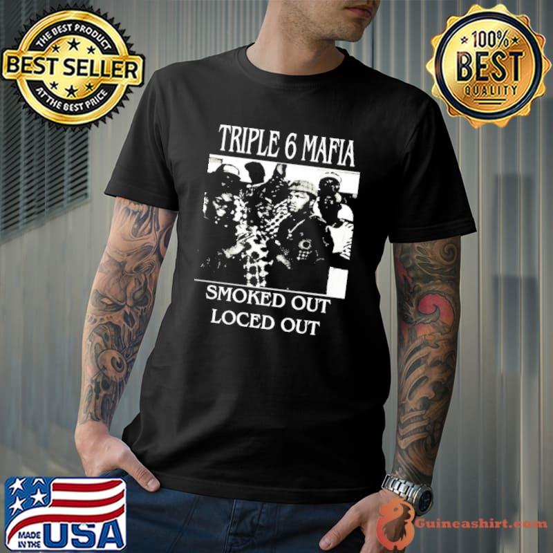 Three six mafia retro graphic shirt