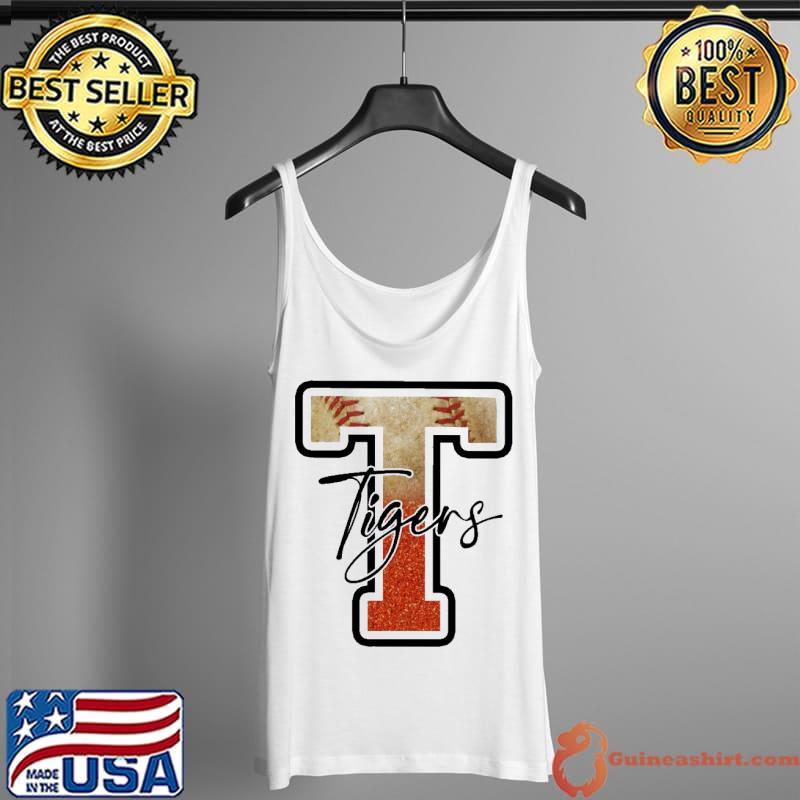 Tigers - Orange Baseball Shirt Tank Top