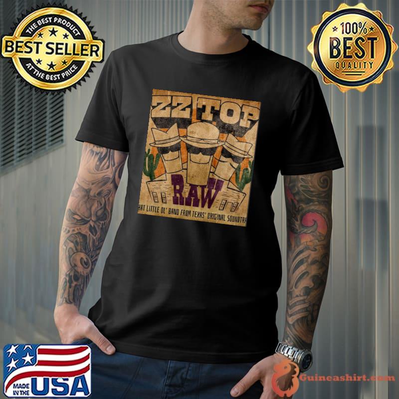 Track raw tour 2022 zz top shirt
