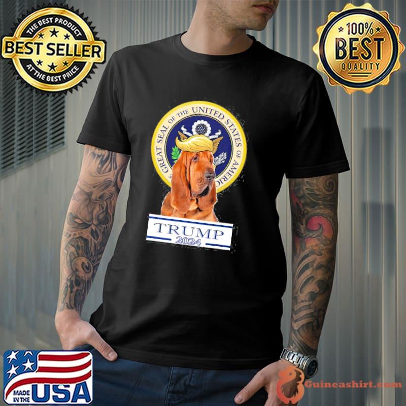 Trump 2024 Bloodhound Funny Pet Lover