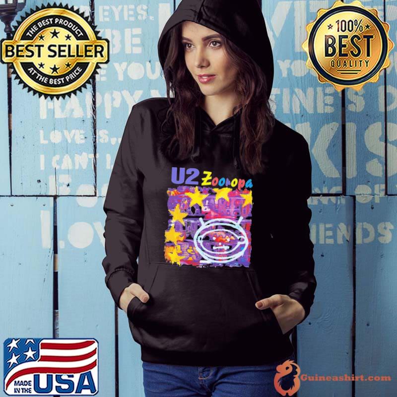 U2 Zooropa Watercolor Shirt Hoodie
